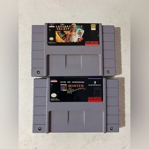 (2)Bundle Vintage 90s Original Super Nintendo Games